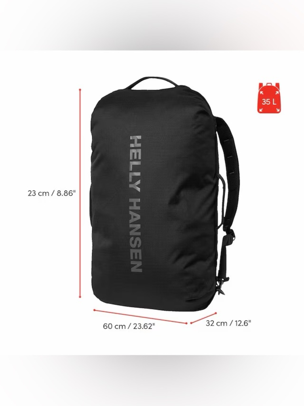 Helly Hansen Canyon 35L Duffel Pack new with tags